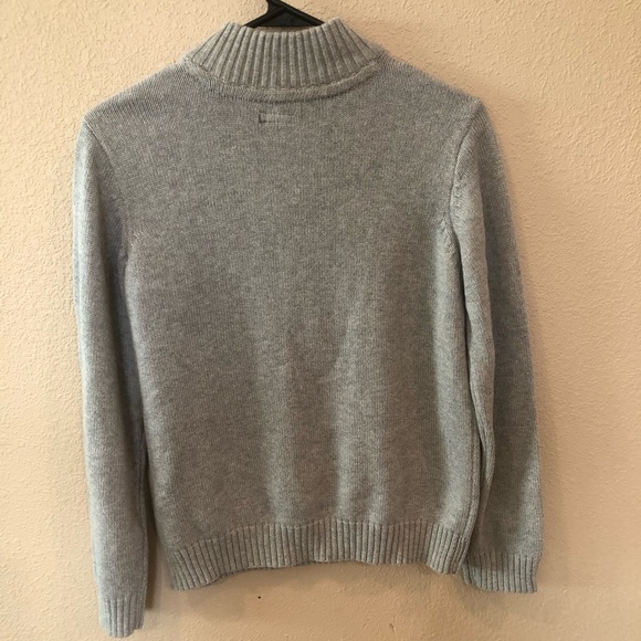 Tommy Hilfiger Big Boy’s Pull Over Gray Sweater Size M (12/14) 100% Cotton - Picture 8 of 12